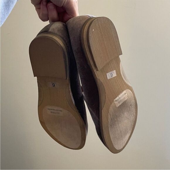 Indigo Rd Velvet Driving Loafers Size 6 Shoes Classic Retro Flats Old Money Prep - Picture 2 of 13